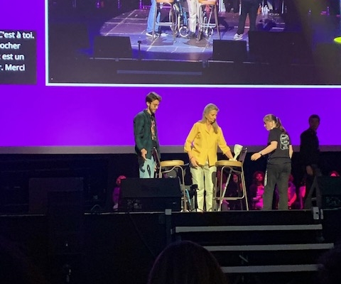 nadalette en fauteuil au Zenith